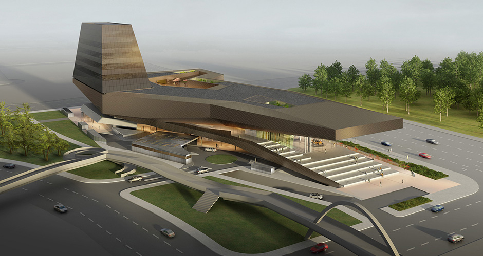 2017년 초 개관할 예정인 ‘현대 모터스튜디오 고양’의 외관