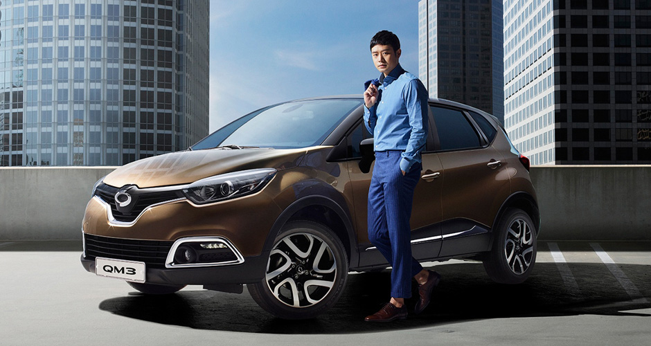 르노삼성의 브랜드 홍보대사로 선정된 배우 천정명